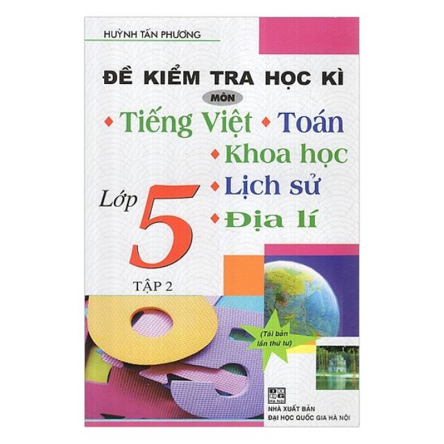 Đề kiểm tra học kỳ tiếng việt - toán 5/2