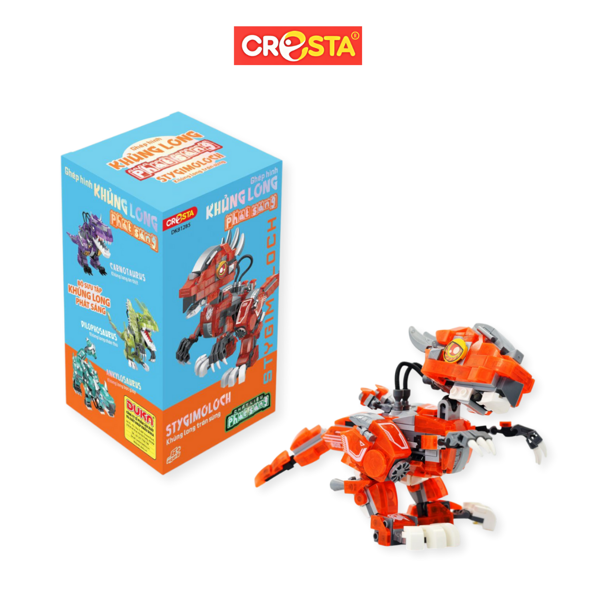 Ghép hình khủng long phát sáng- Khủng long trán sừng, DK81285