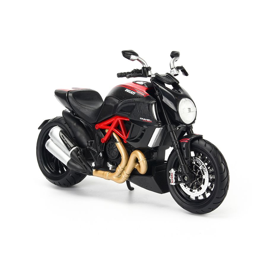 Đồ chơi xe mô hình mô tô tỉ lệ 1:12- Mô hình xe mô tô 1:12 dòng Ducati Diavel Carbon