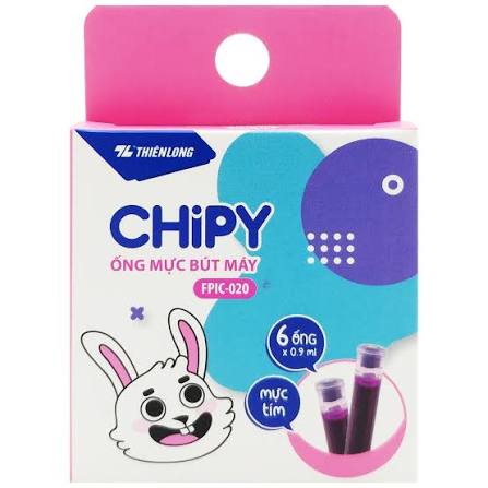 VP-Ống mực bút máy Chipy FPIC-020 tím H6/H48