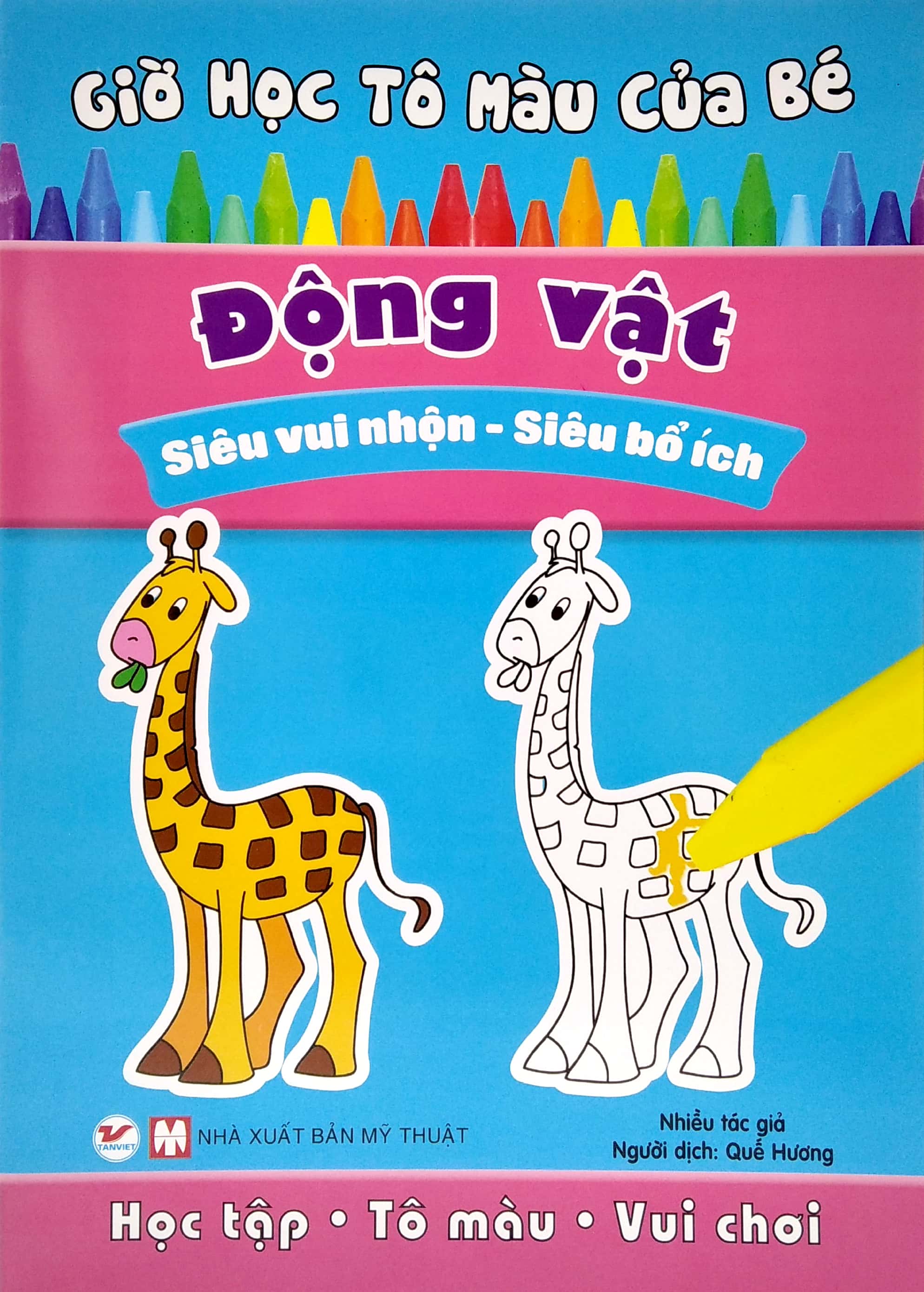 Giờ học tô màu của bé- Động vật