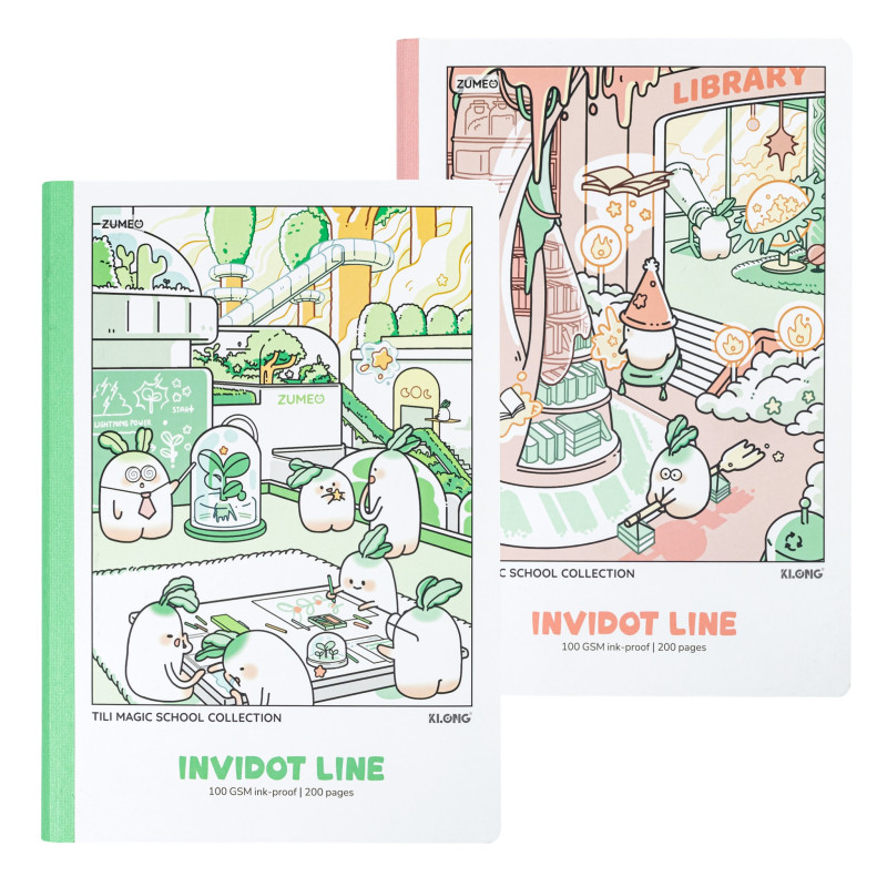 Vở kn may gáy invidot line tili magic school b5 200tr 100/76 klong