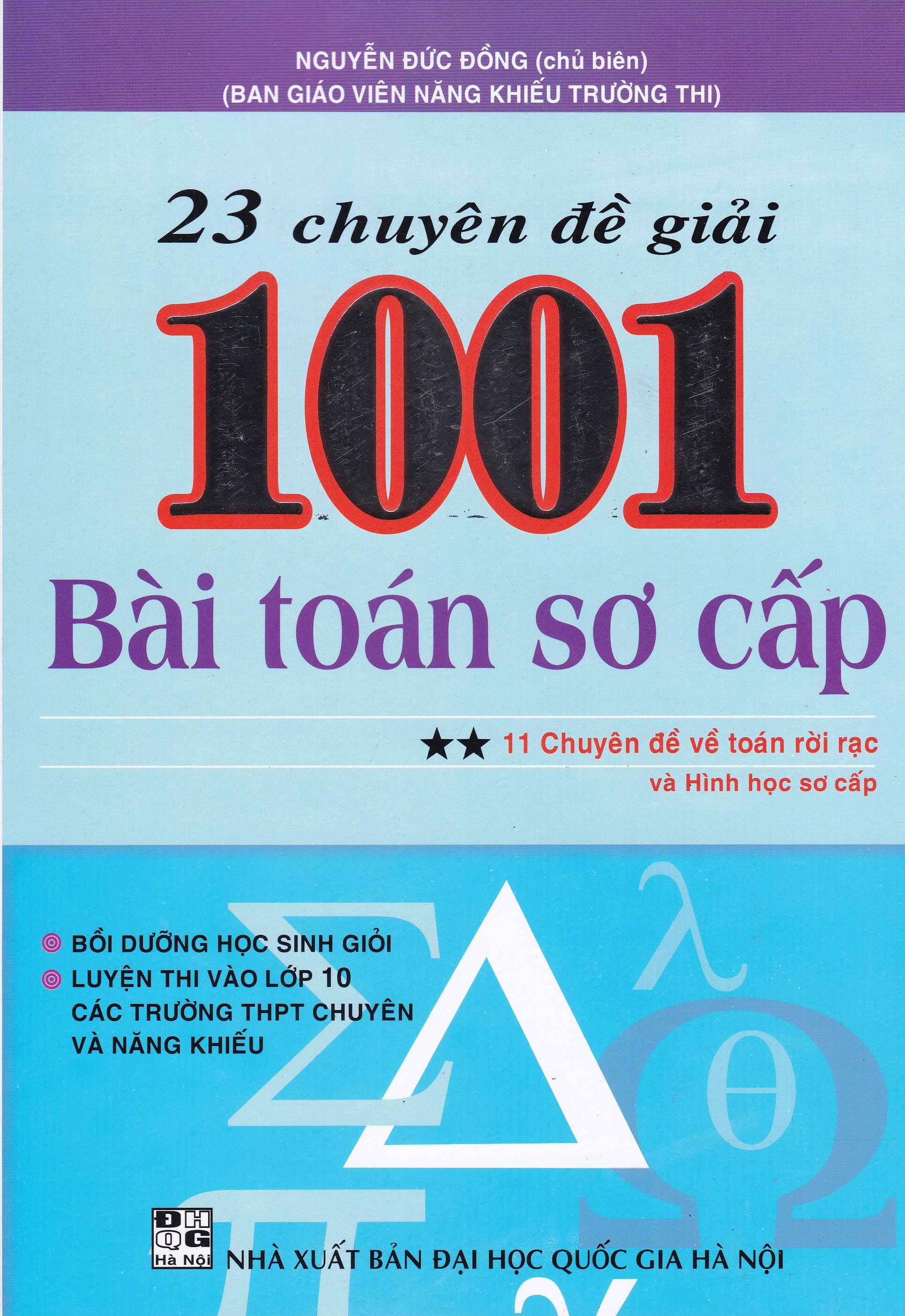 23 Chuyên đề giải 1001 bài toán sơ cấp đại số