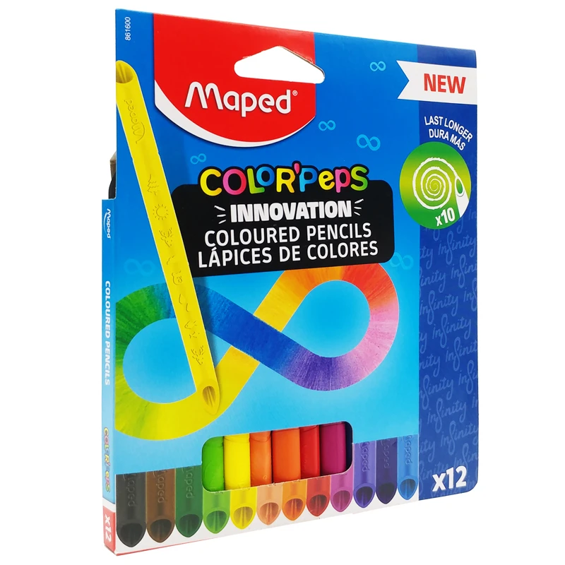 Chì màu VÔ CỰC 12 màu 861600