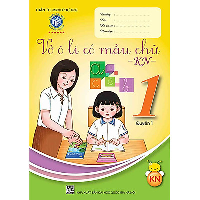 Vở Ôly có mẫu chữ lớp 1 quyển 1 - KN SP1