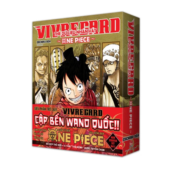 Vivre Card - Thẻ dữ liệu nhân vật One Piece New Starter Set VOL.1( Kèm kẹp thẻ)