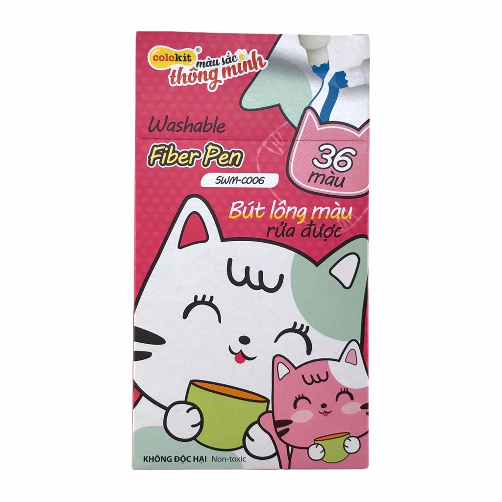 BÚT LÔNG MÀU RỬA ĐƯỢC SWM-C006 36 MÀU-50010623