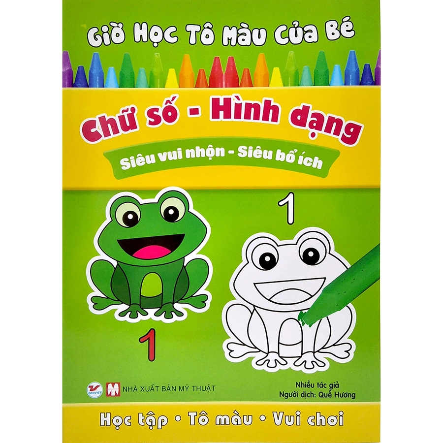 Giờ học tô màu của bé - Chữ số - hình dạng