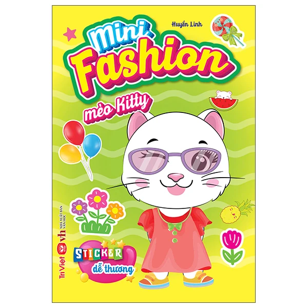 Mini fashion mèo kitty(Sticker dễ thương)