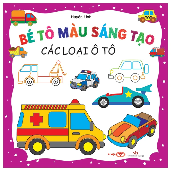 Bé tô màu sáng tạo- Các loại ô tô