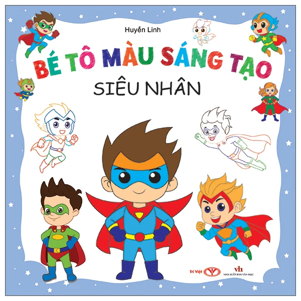 Bé tô màu sáng tạo- Siêu nhân