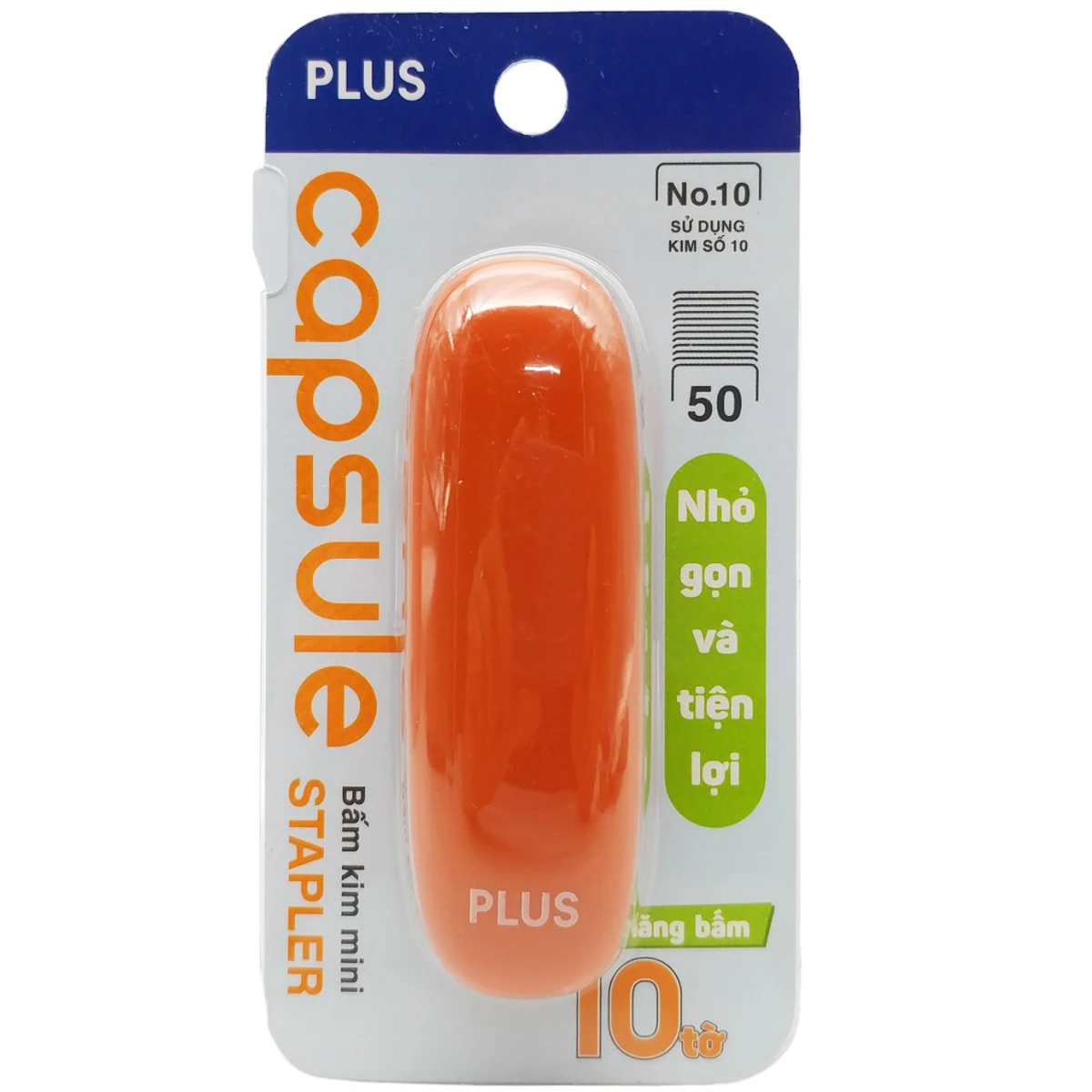 Bấm mini màu cam Plus