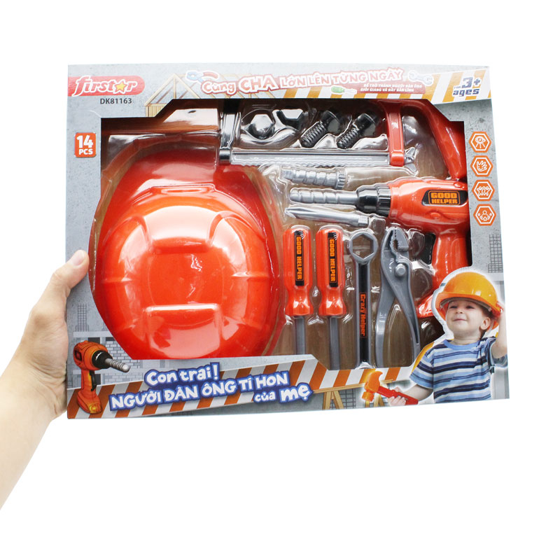 Bộ dụng cụ đồ chơi cho bé 14PCS, DK81163
