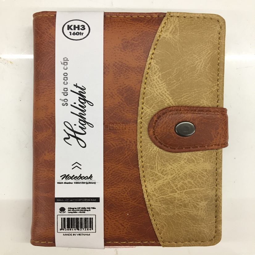 Sổ da Hải Tiến KH3 160 trang