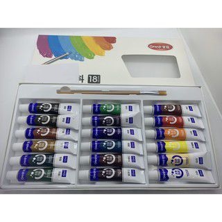 Màu nước hộp giấy 12ml GPT10702-18 màu