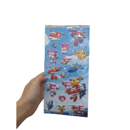Hình dán nổi 3D Super Wings