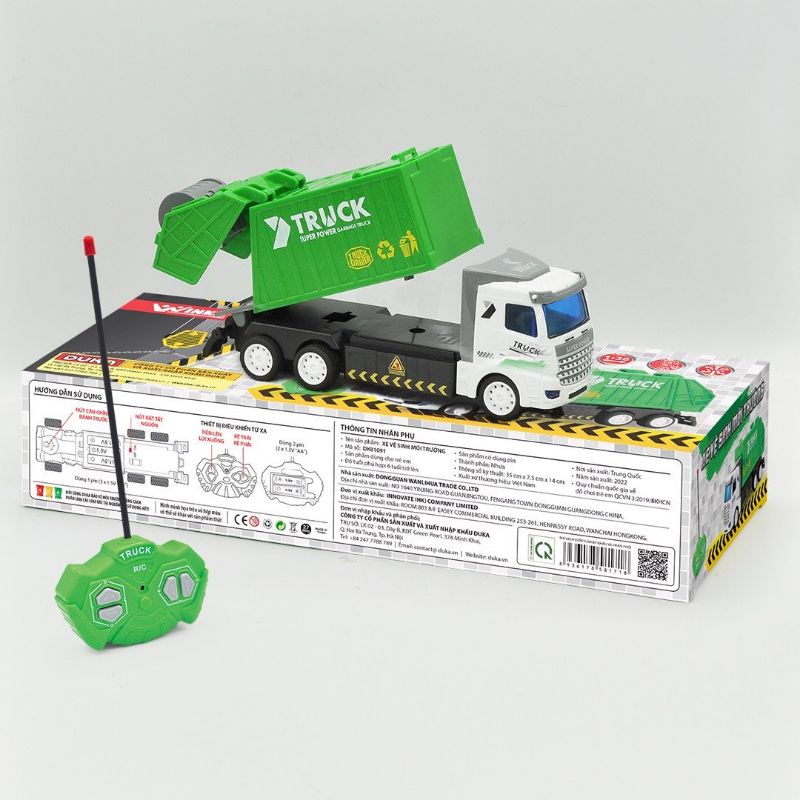 XE VỆ SINH MÔI TRƯỜNG - ĐIỀU KHIỂN TỪ XA