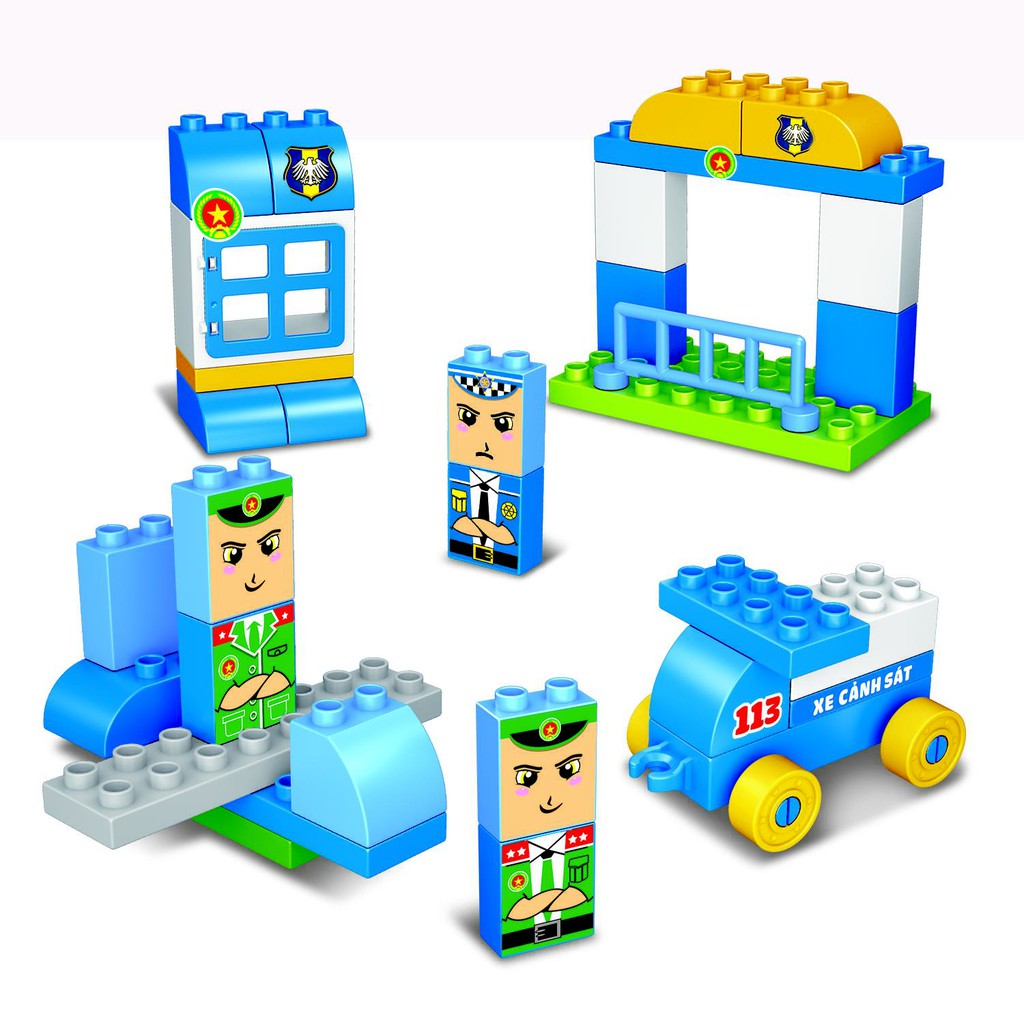 Lego Ghép hình - Đồn công an