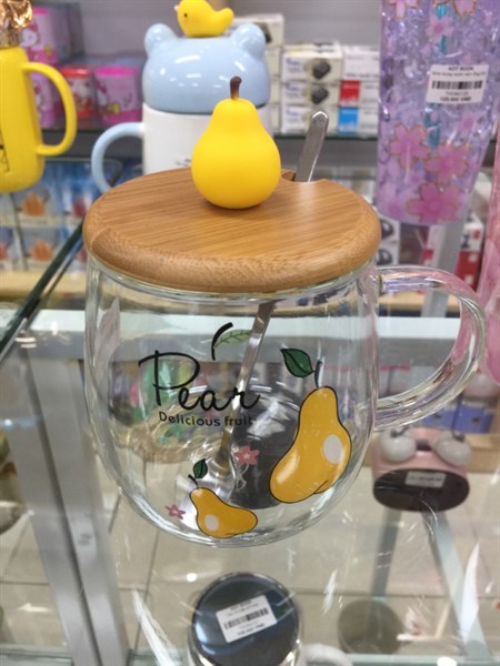 Cốc nắp hình quả lê