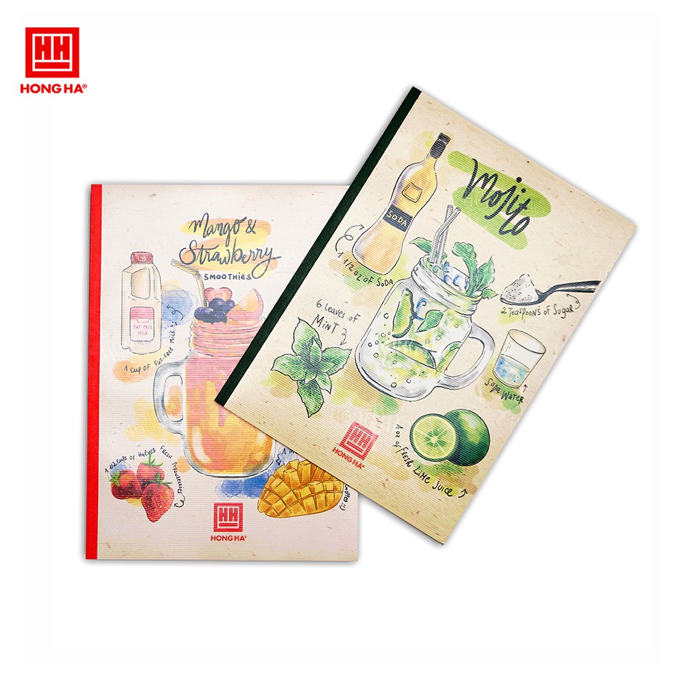 Vở kẻ ngang Cocktail 80 trang keo gáy vuông Hồng Hà