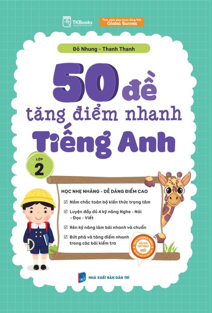50 đề tăng điểm nhanh Tiếng Anh- lớp 2