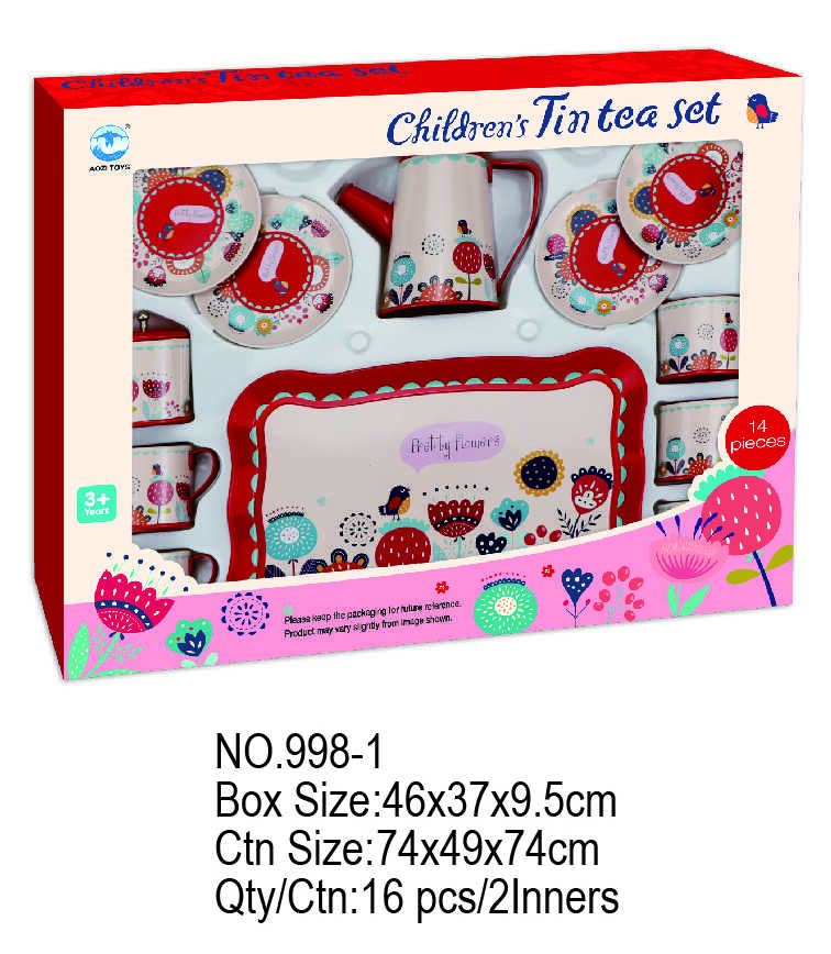 Bộ tiệc trà hình bông hoa xinh xắn NO.998-1
