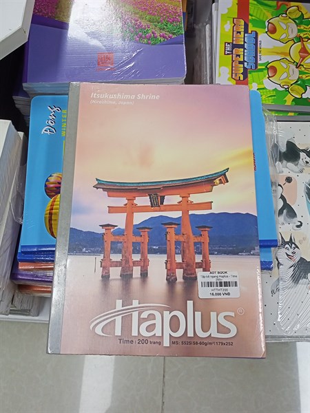 Vở kẻ ngang Haplus - Time 200 trang
