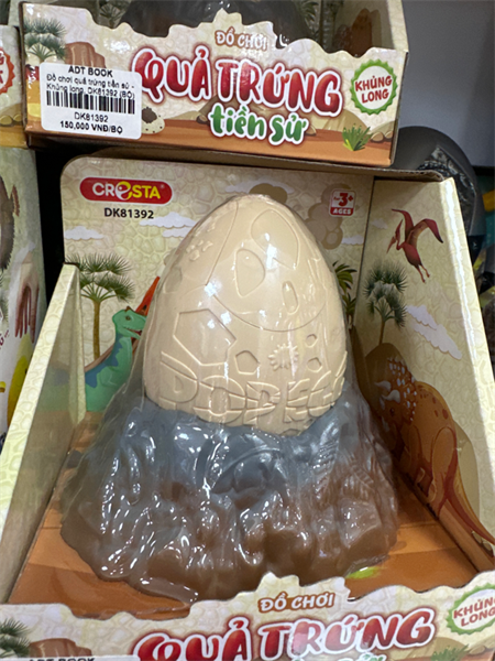 Đồ chơi quả trứng tiền sử - Khủng long, DK81392