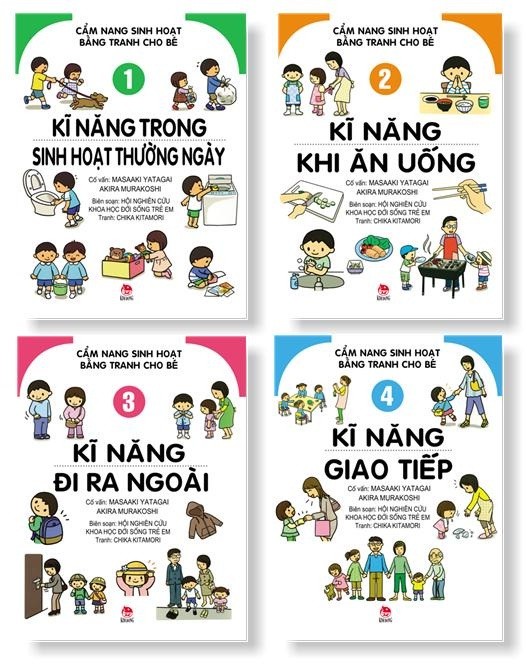 Cẩm nang sinh hoạt bằng tranh cho bé.