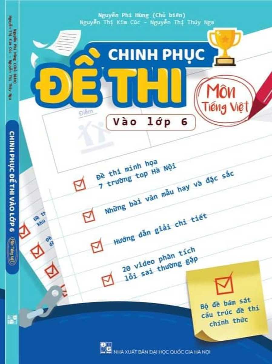 Chinh phục đề thi Tiếng việt vào 6