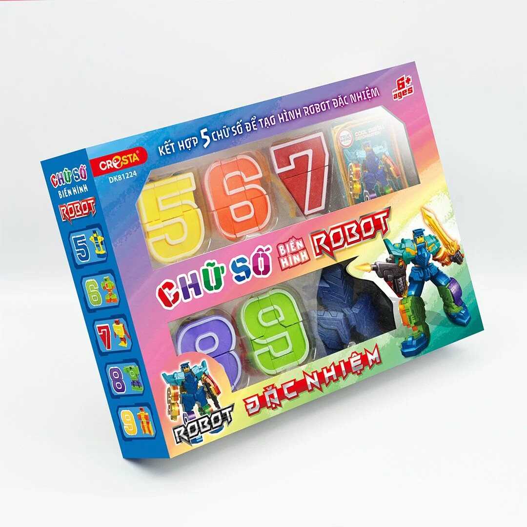 Chữ số biến hình- Robot Đặc nhiệm DK81224