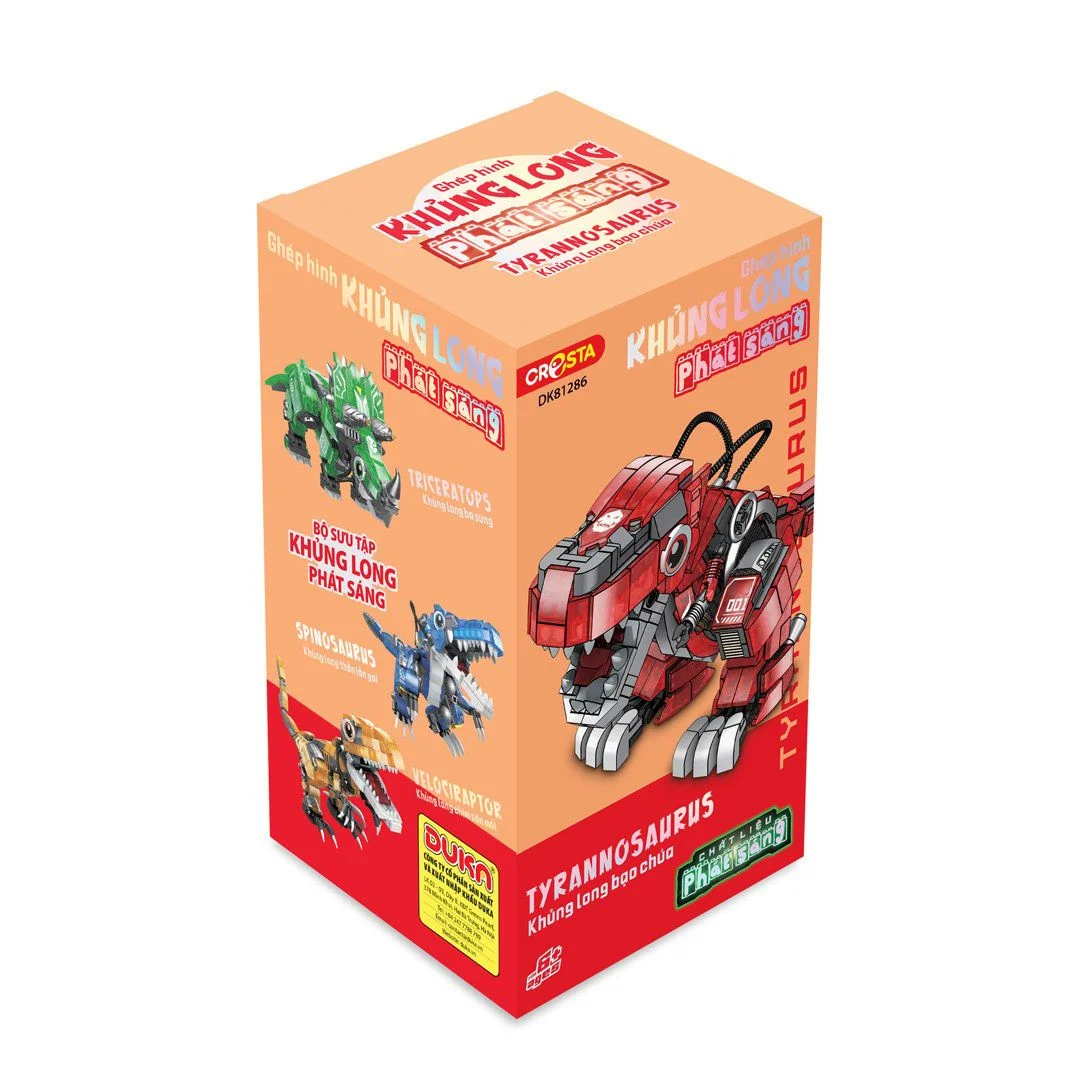 Ghép hình khủng long phát sáng khủng long bạo chúa, DK81286