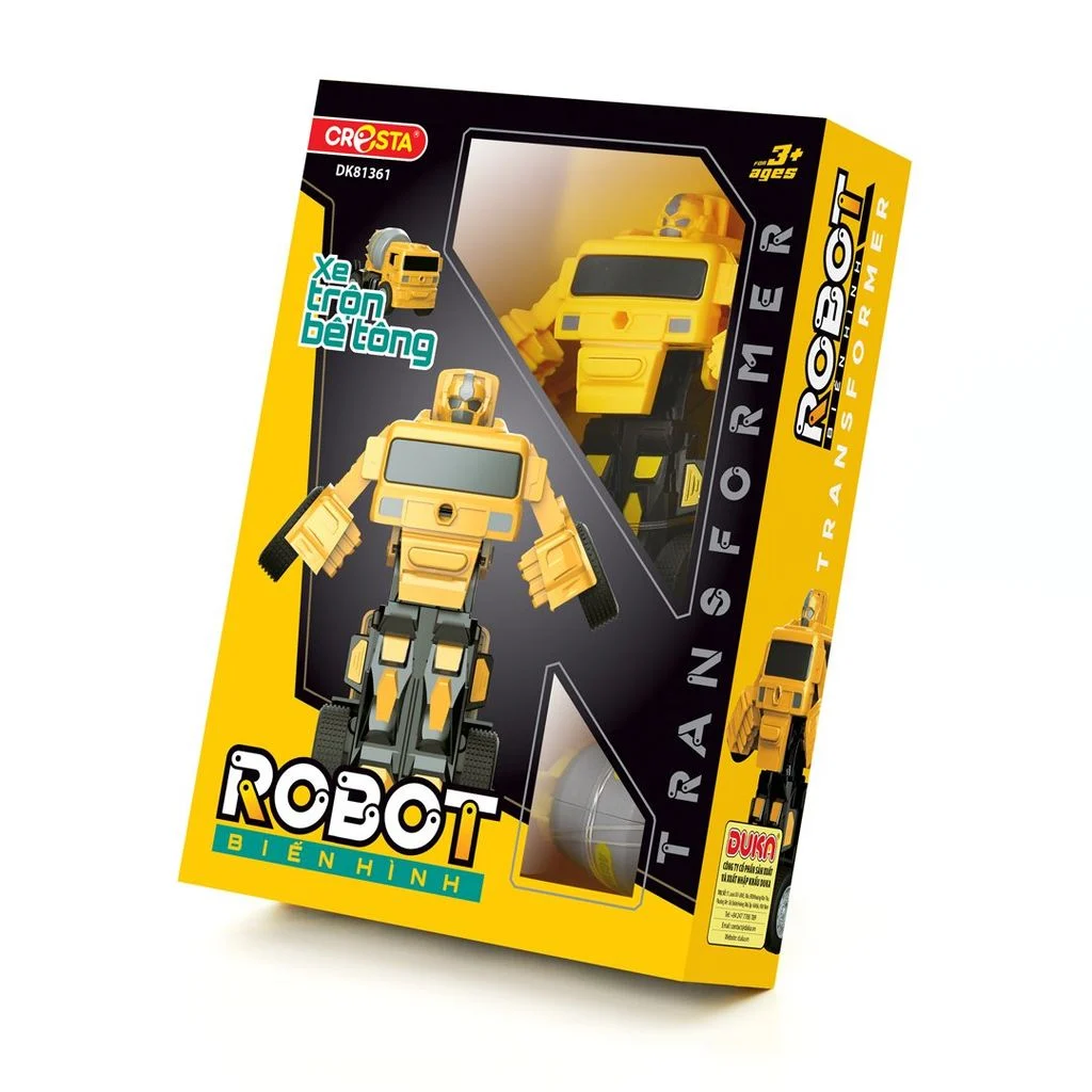 Robot biến hình - Xe trộn bê tông,DK81361