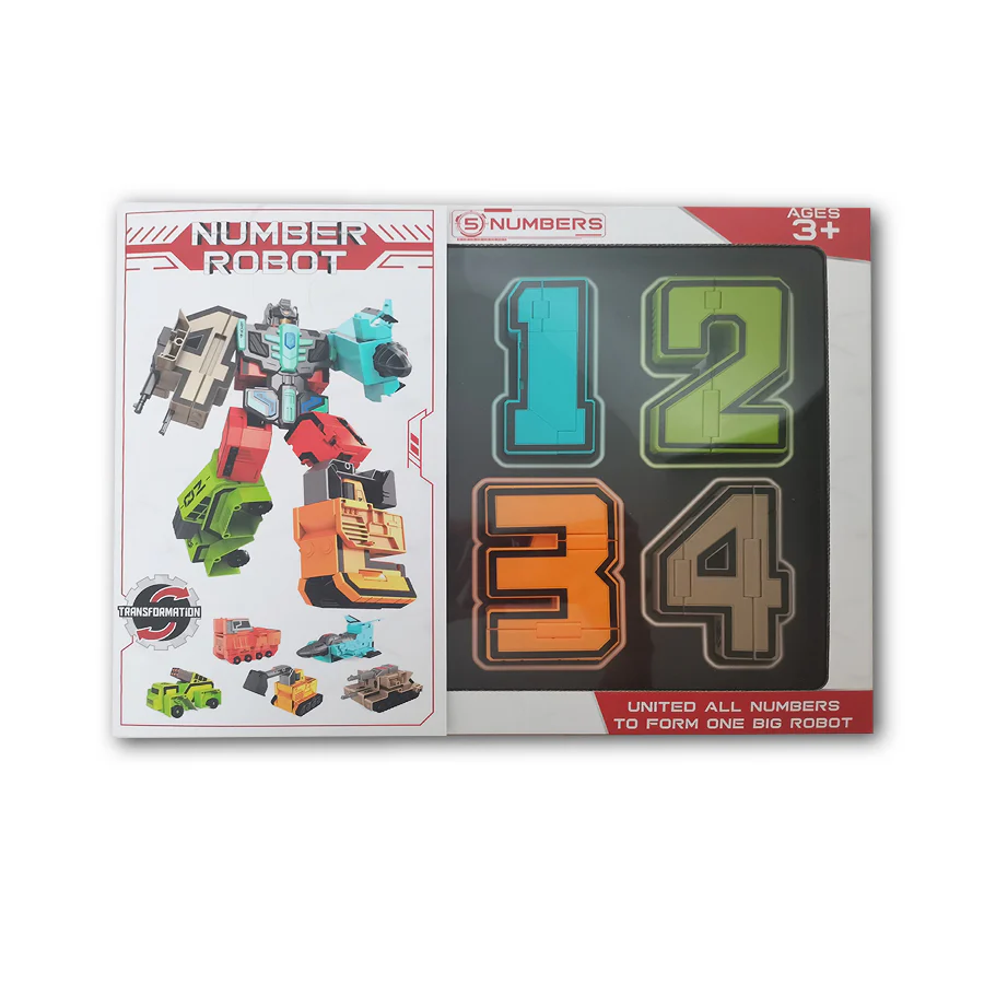 Đồ chơi lắp ráp Robot Số học từ 0-4