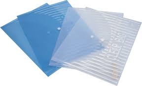 Túi clear khổ A4 dày Trà My