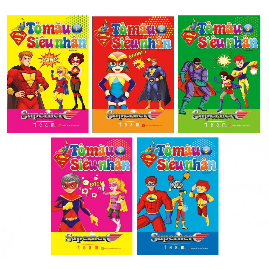 Tô màu siêu nhân (5 tập)