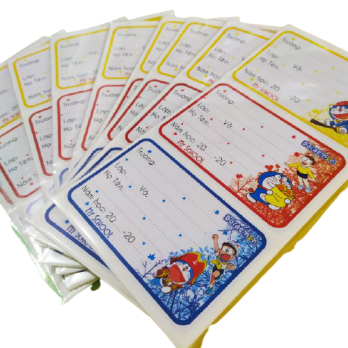 Nhãn vở My School