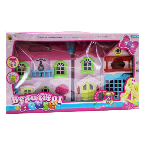 Đồ chơi hình nhà bằng nhựa