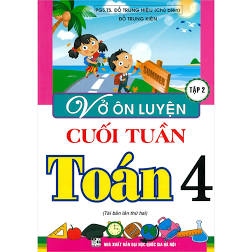 Vở ôn luyện cuối tuần toán 4/2
