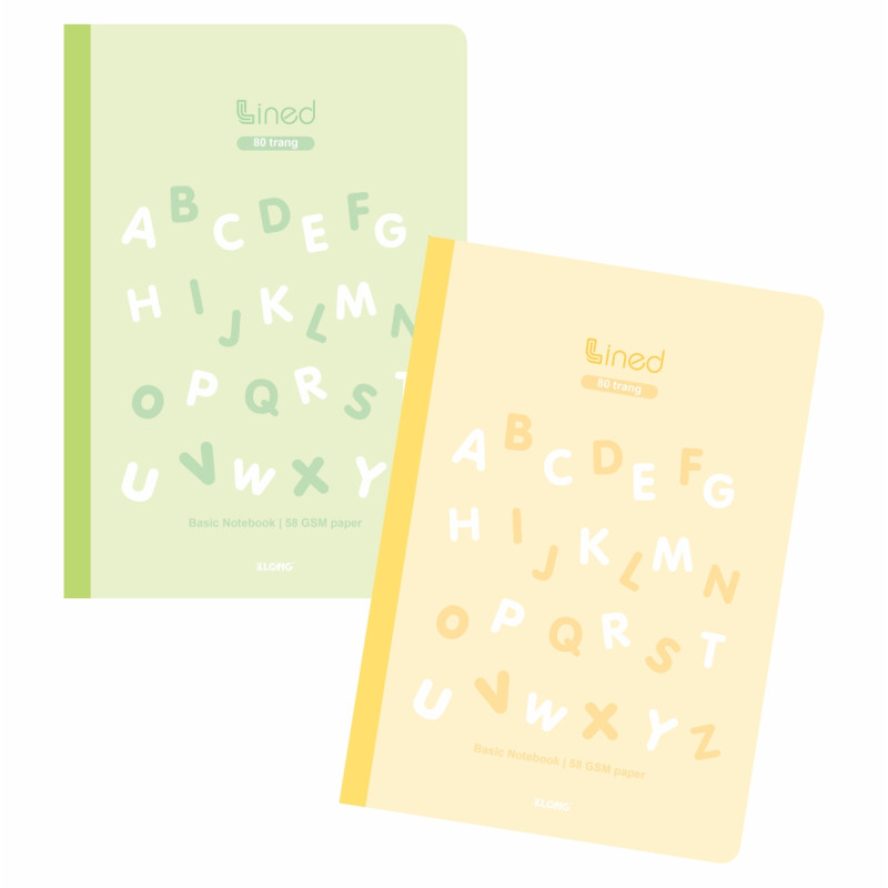 Vở kn ghim LINED b5 80 trang 58/92 Klong