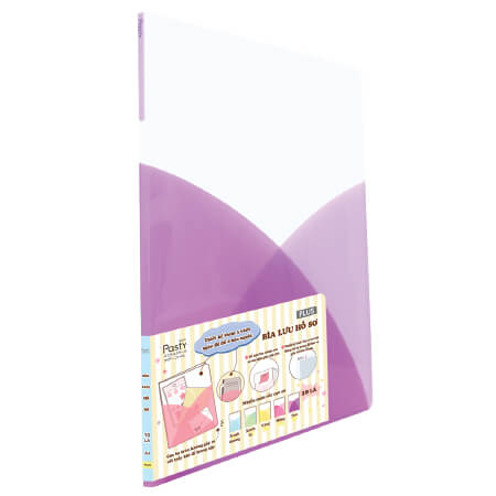 File bìa lá 10 Pasty File tím