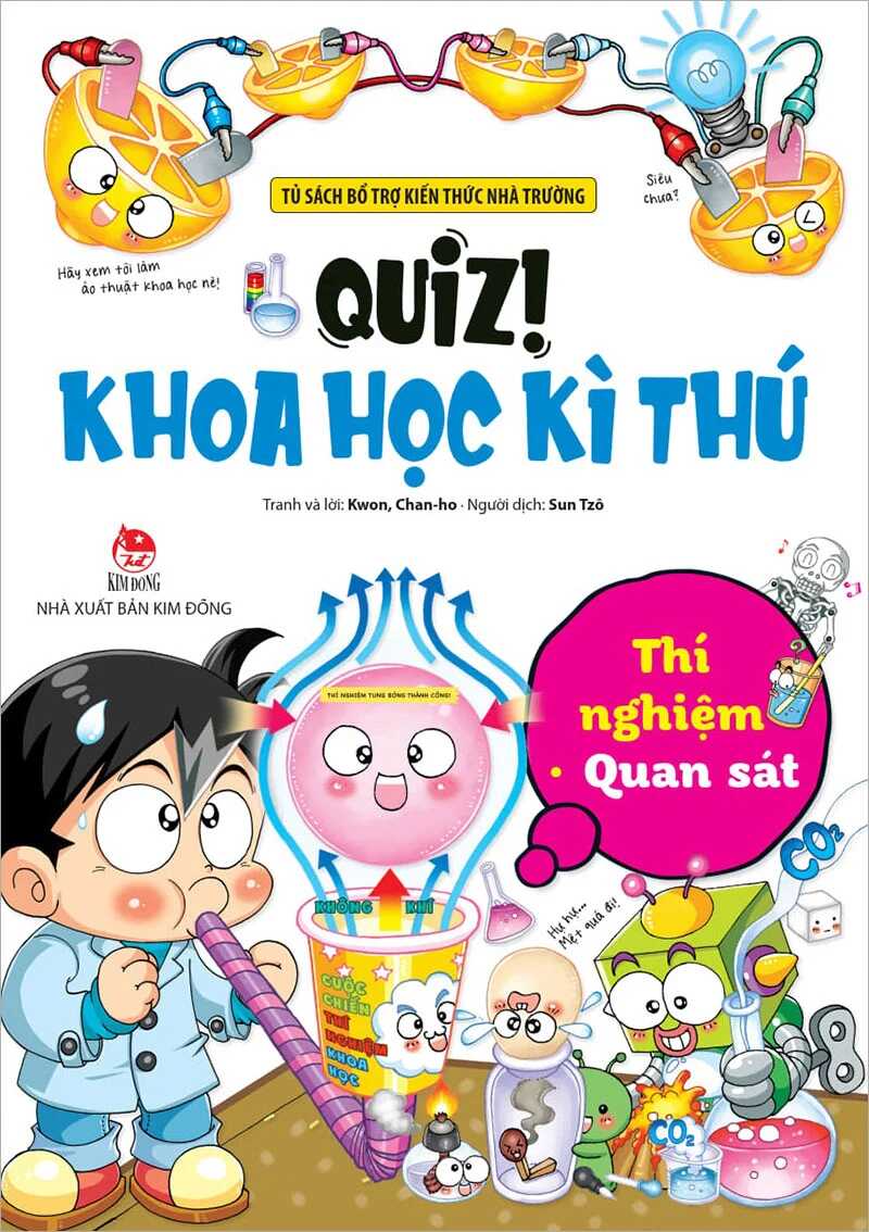Quiz! khoa học kì thú : Thí nghiệm, quan sát