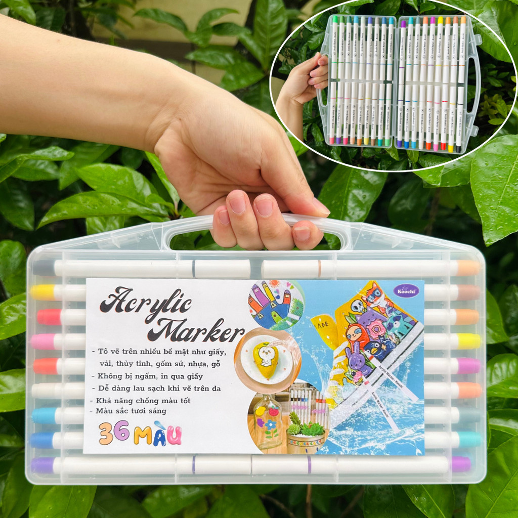 Dạ màu Acrylic Marker KC-MD36
