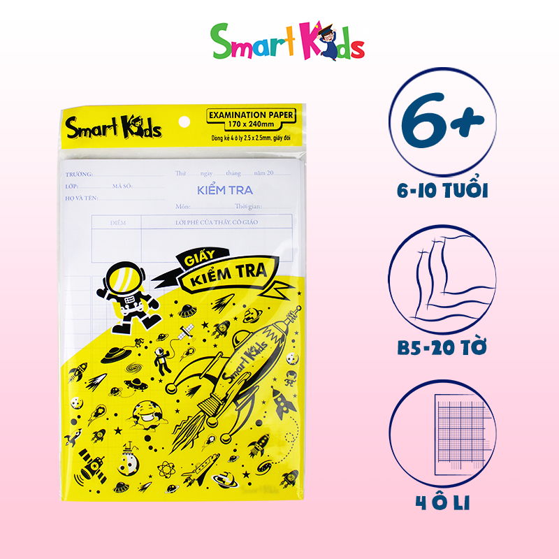 Giấy kiểm tra khổ B5/SK-SP201(20 đôi/xấp)