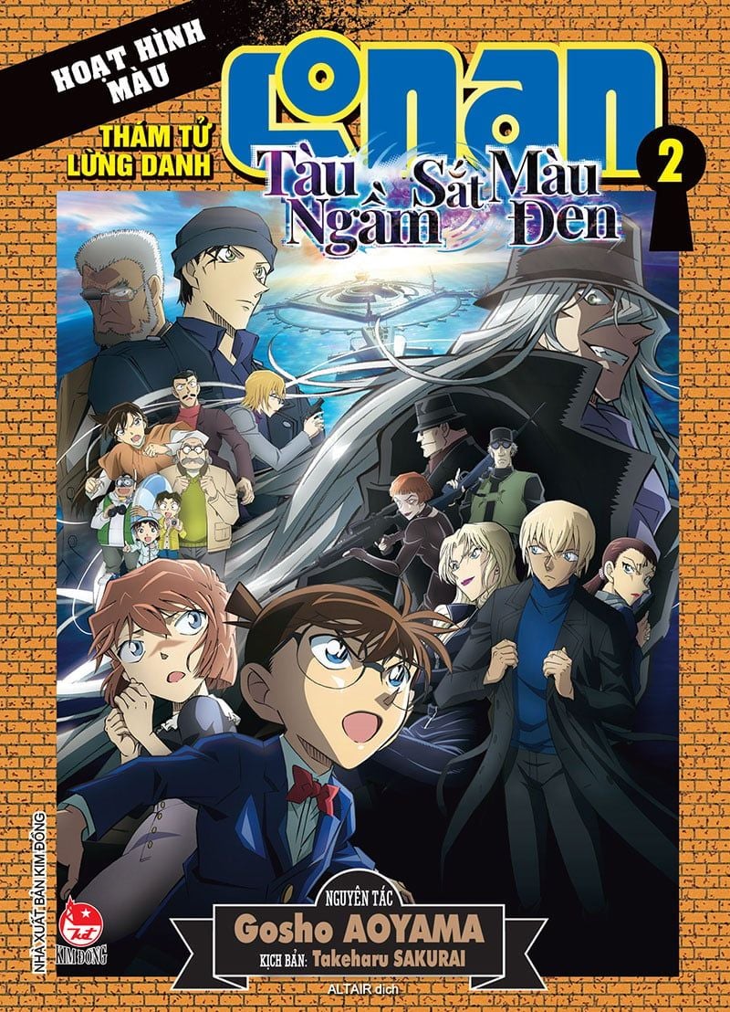 Conan màu: Tàu ngầm sắt màu đen- Tập 2