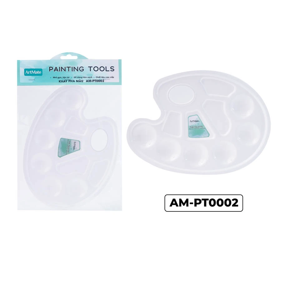 Khay pha màu hình con cá AM-PT0002