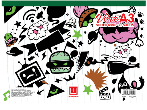 Vở vẽ A3 Hồng Hà