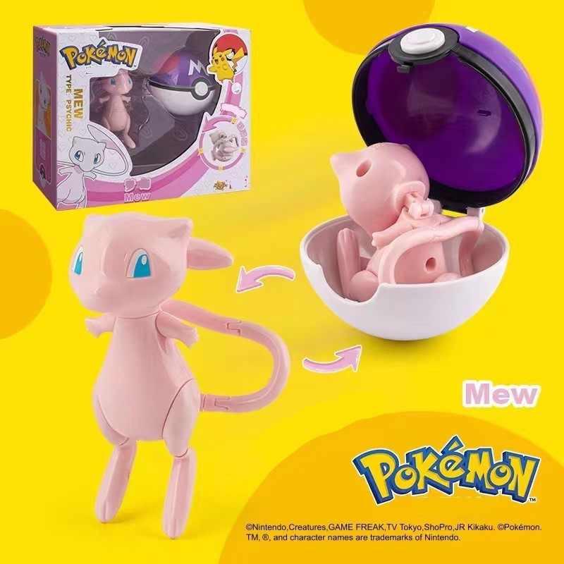 Đồ chơi Lắp ráp nhân vật Pokemon Mew (cái)