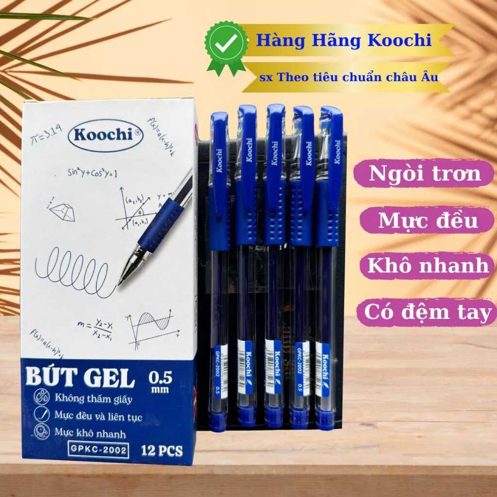 Bút gel mực nước có đệm tay GPKC-2002- mực xanh