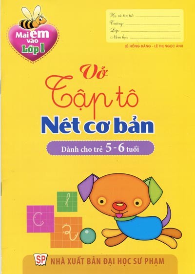 Vở tập tô nét cơ bản (5-6 tuổi)